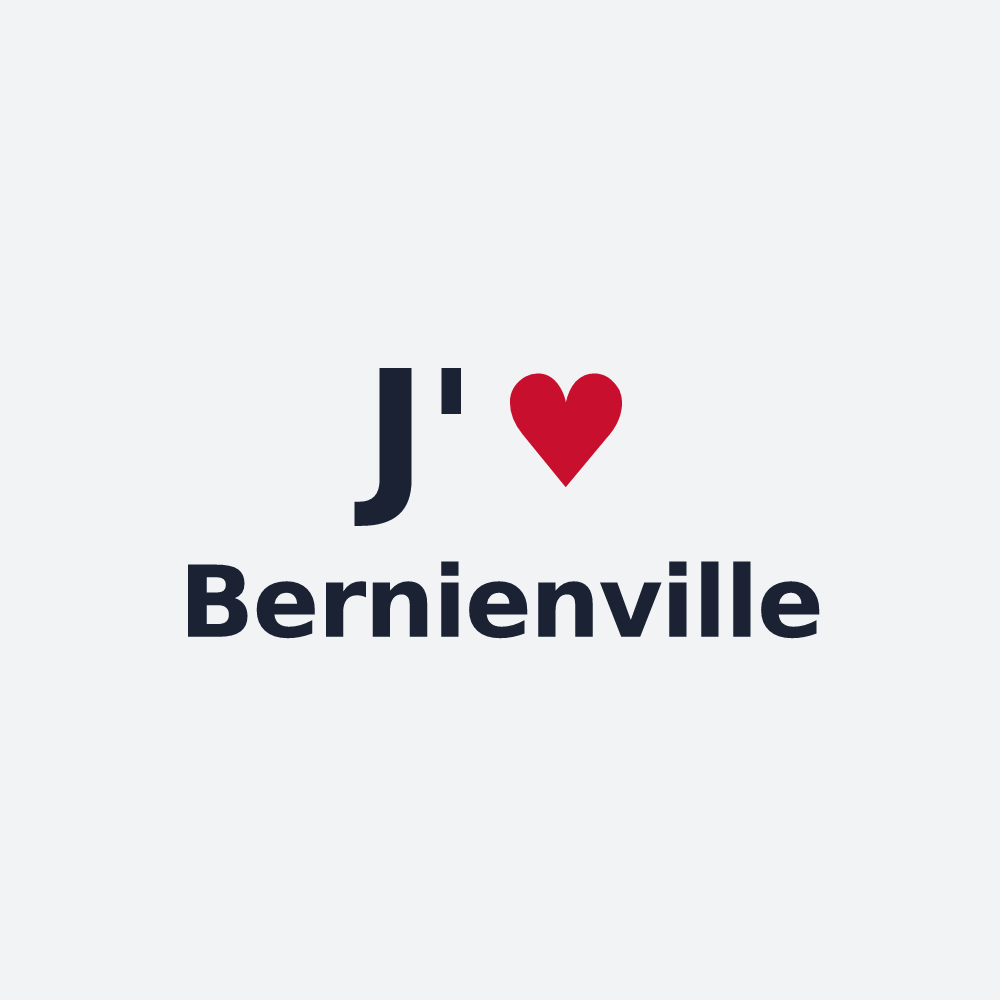 Poster personnalisé Bernienville — design J'aime Bernienville