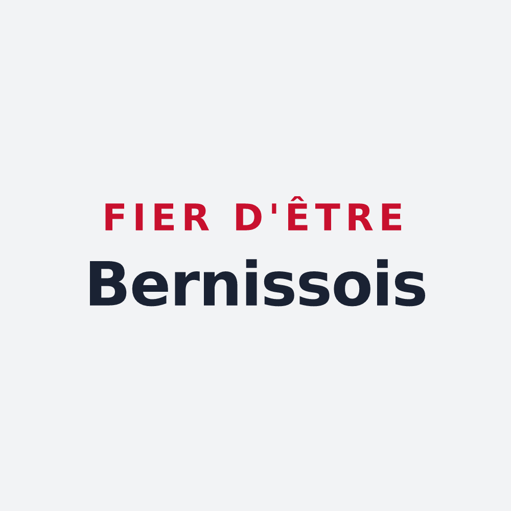 Poster « Fier d'être Bernissois » — design pour Bernis