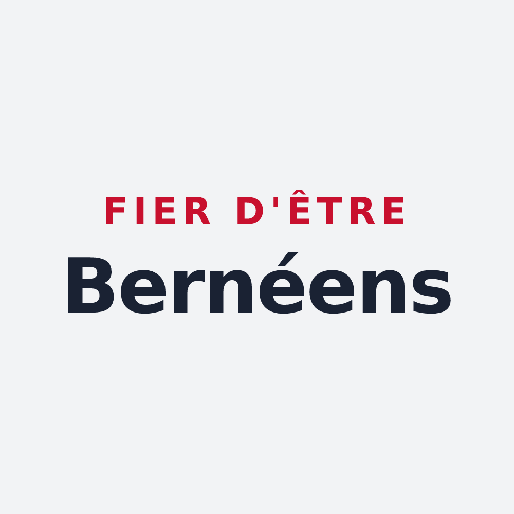 Poster « Fier d'être Bernéens » — design pour Berny-Rivière
