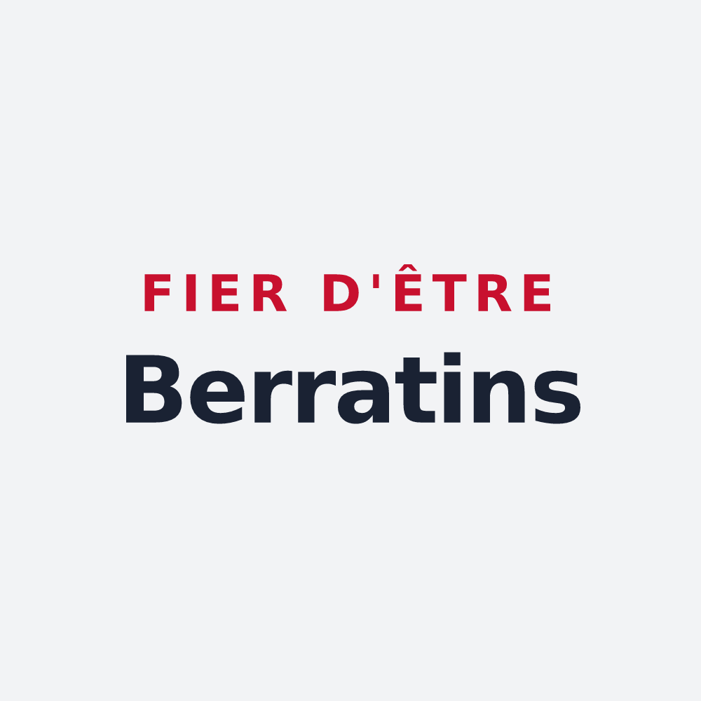 Poster « Fier d'être Berratins » — design pour Berre-l'Étang