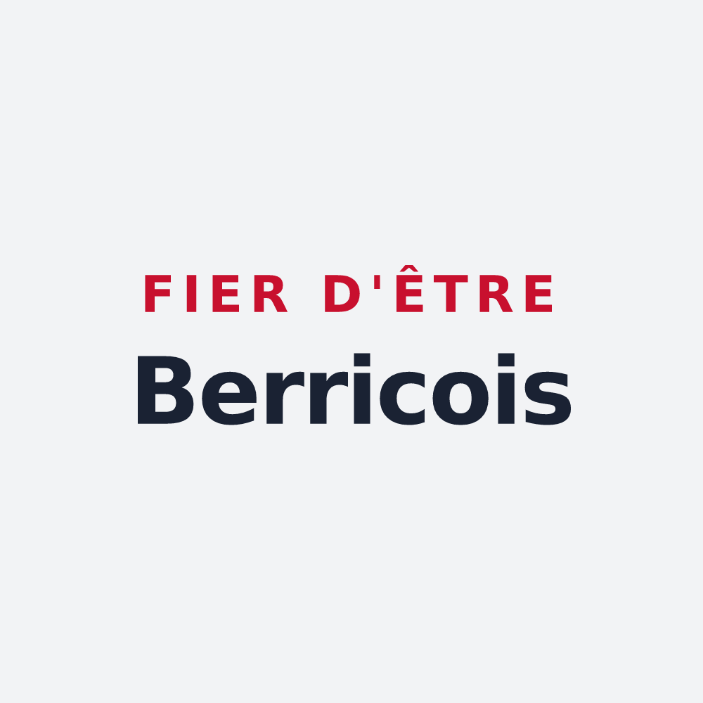 Poster « Fier d'être Berricois » — design pour Berric