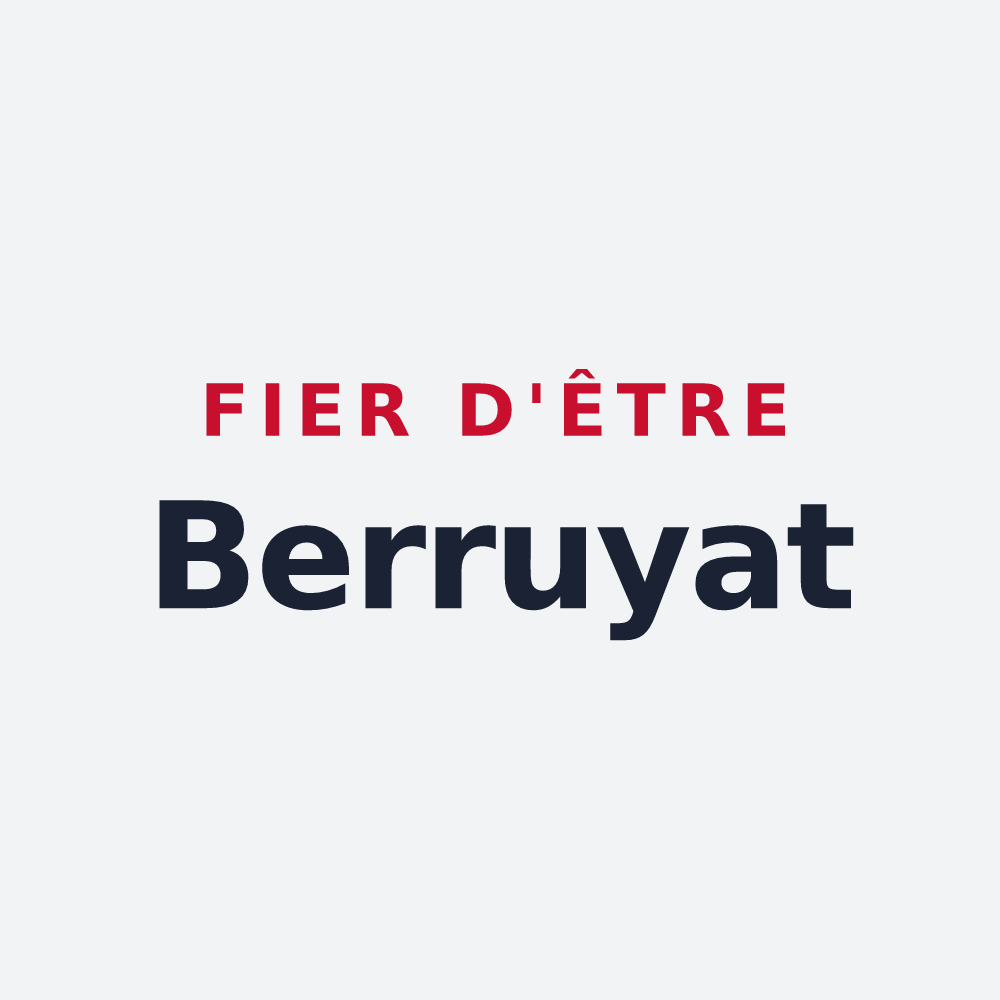 Poster « Fier d'être Berruyat » — design pour Berru