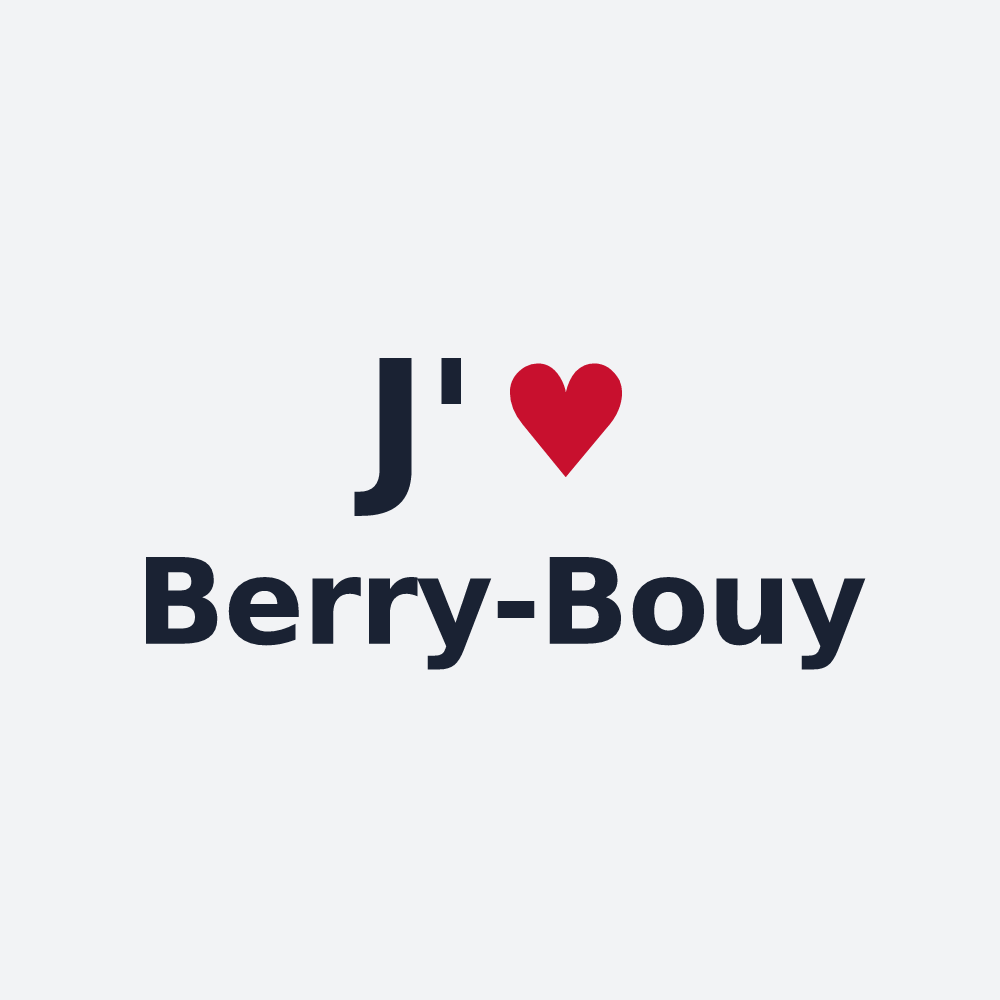 Poster personnalisé Berry-Bouy — design J'aime Berry-Bouy