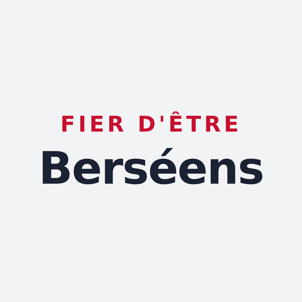 Poster « Fier d'être Berséens » — design pour Bersée
