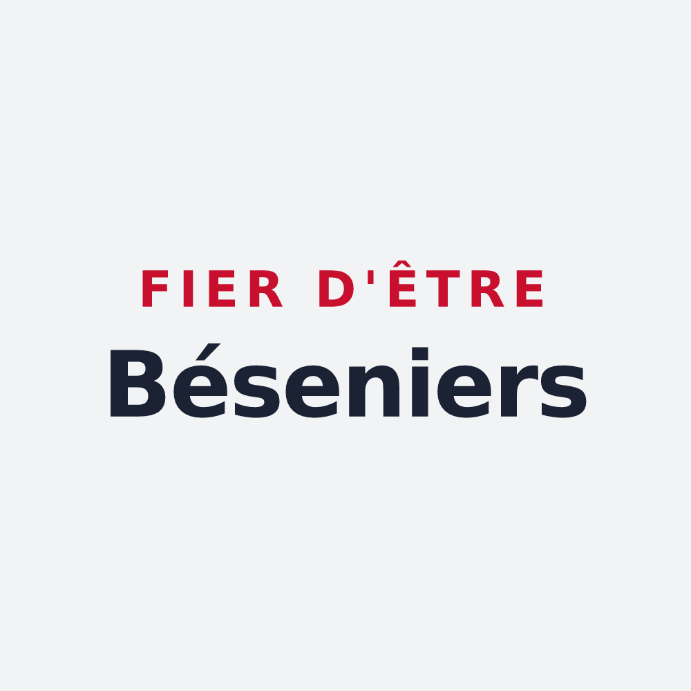 Poster « Fier d'être Béseniers » — design pour Besain