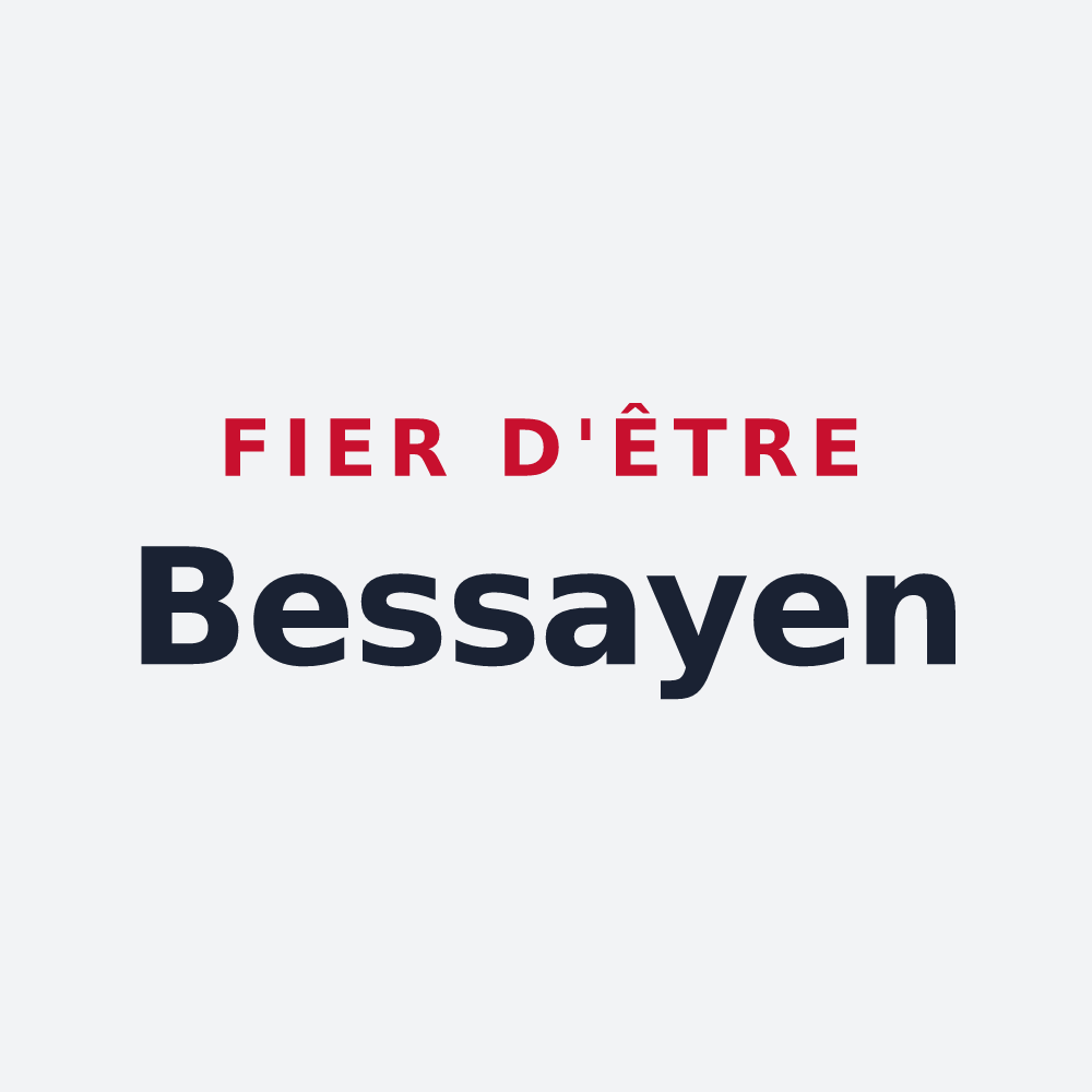 Poster « Fier d'être Bessayen » — design pour Bessay