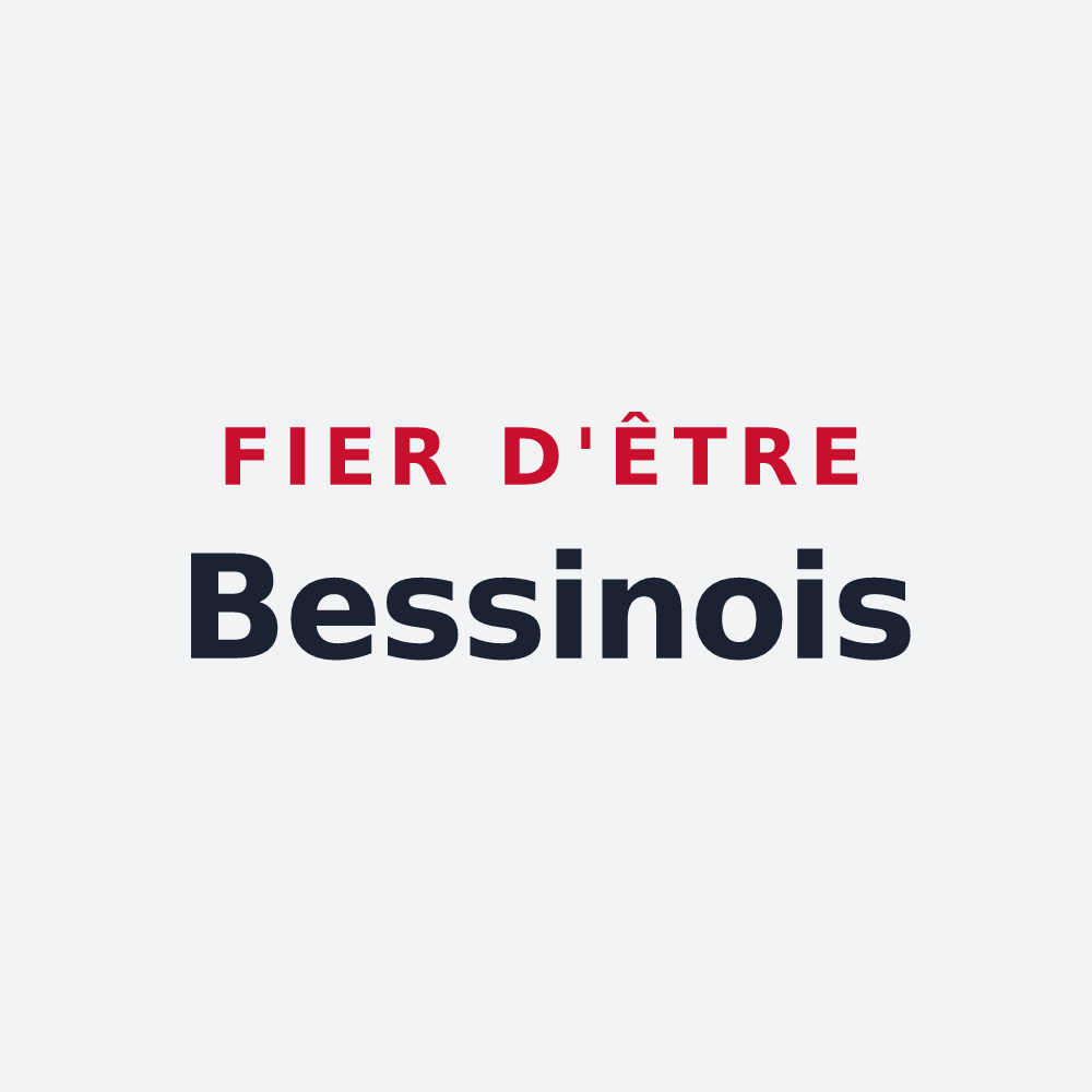 Poster « Fier d'être Bessinois » — design pour Bessens