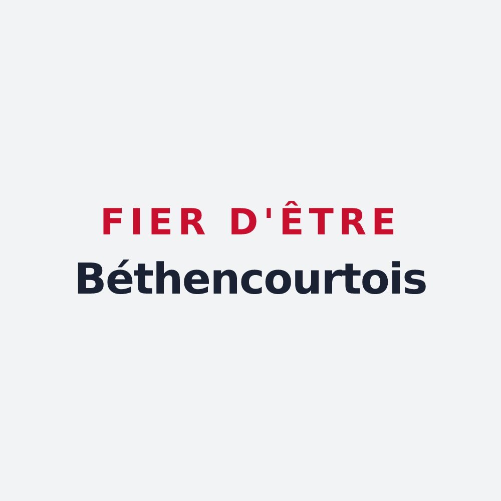 Poster « Fier d'être Béthencourtois » — design pour Béthencourt