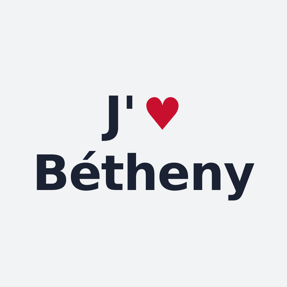 Poster personnalisé Bétheny — design J'aime Bétheny