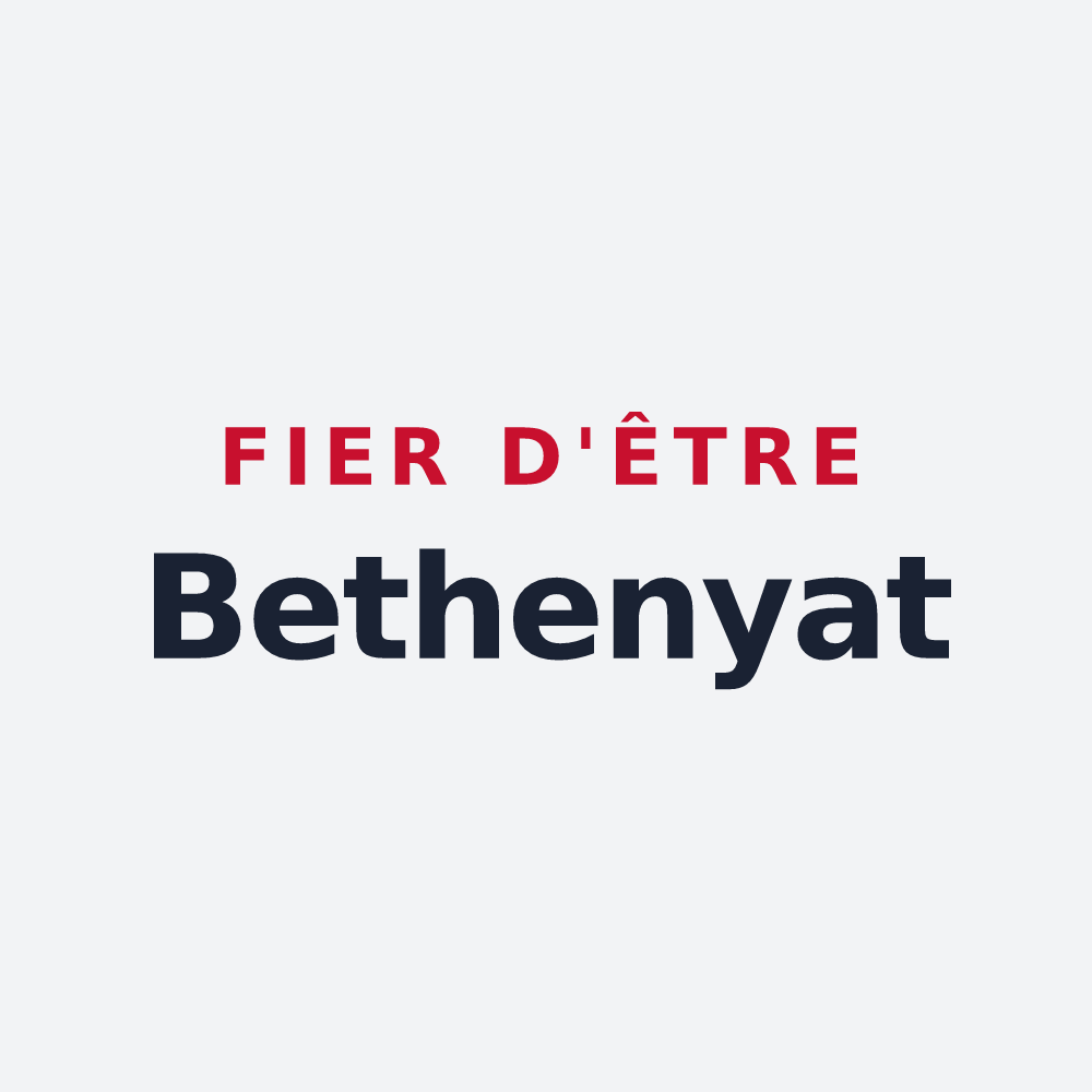 Poster « Fier d'être Bethenyat » — design pour Bétheny
