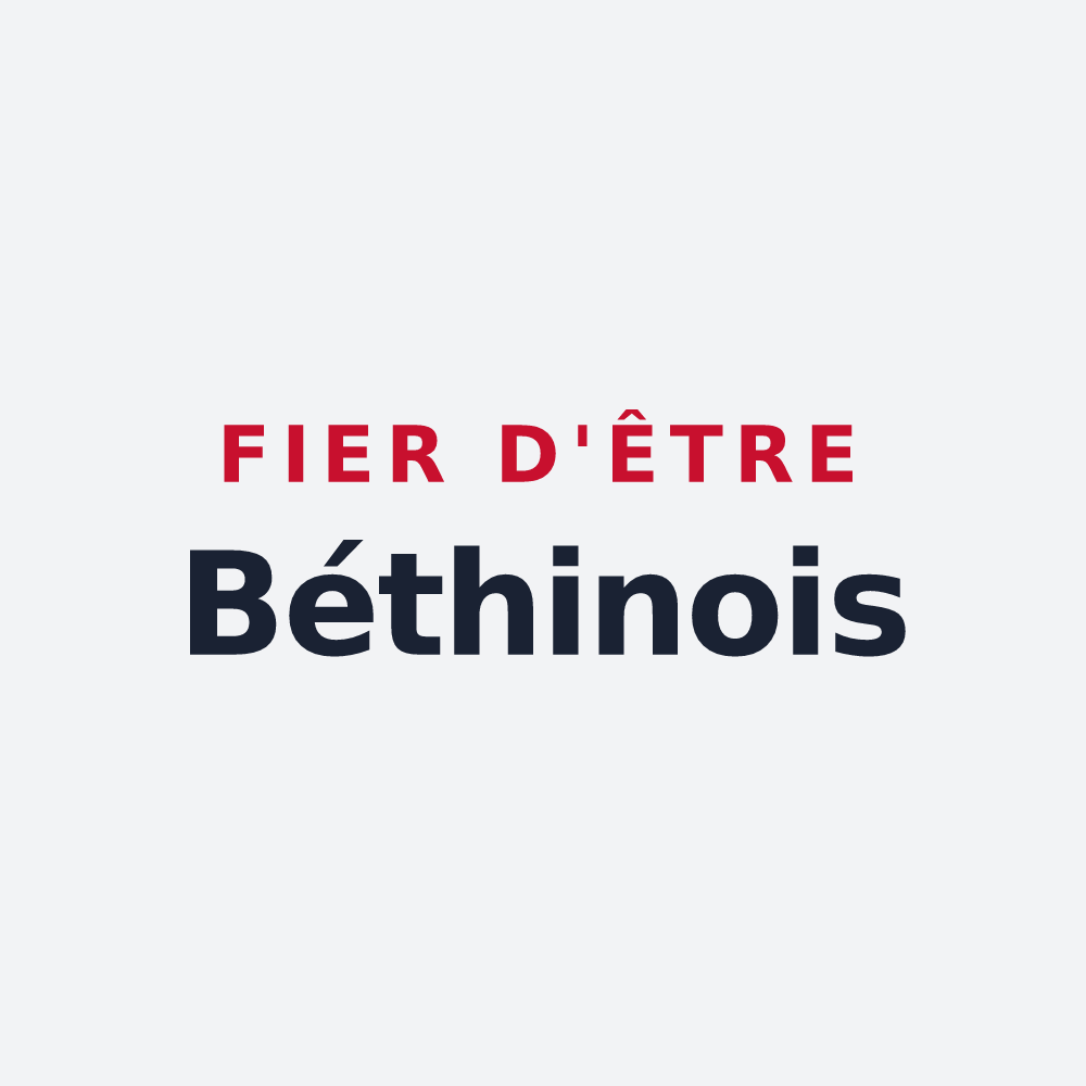 Poster « Fier d'être Béthinois » — design pour Béthines
