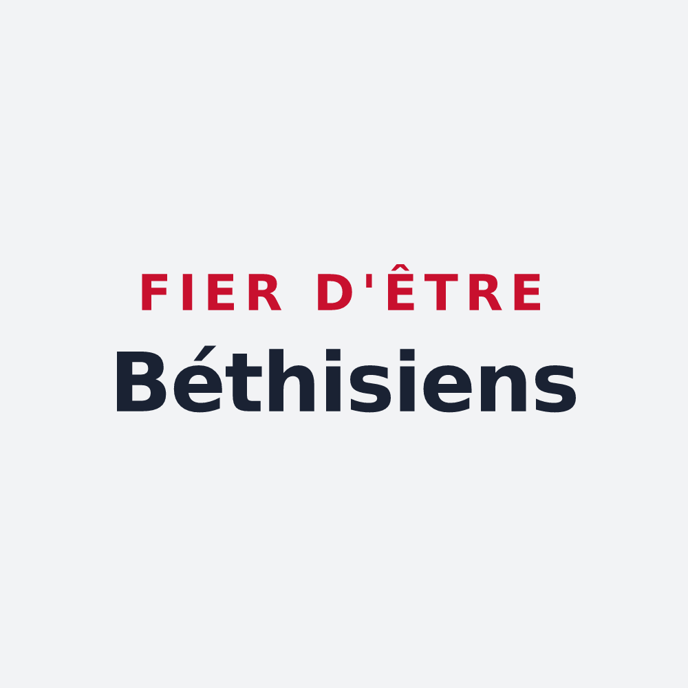 Poster « Fier d'être Béthisiens » — design pour Béthisy-Saint-Martin