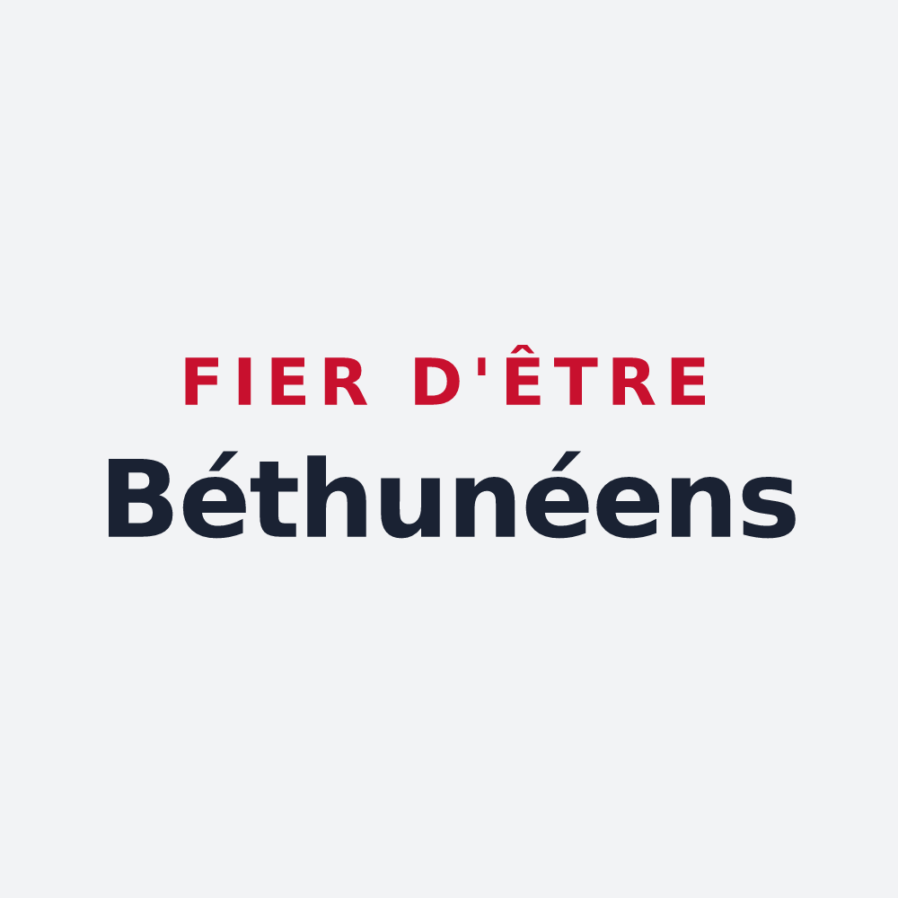 Poster « Fier d'être Béthunéens » — design pour Béthon