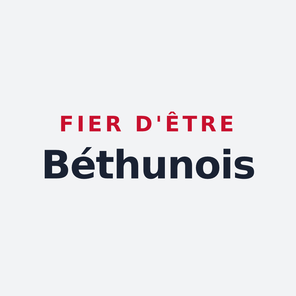 Poster « Fier d'être Béthunois » — design pour Béthune