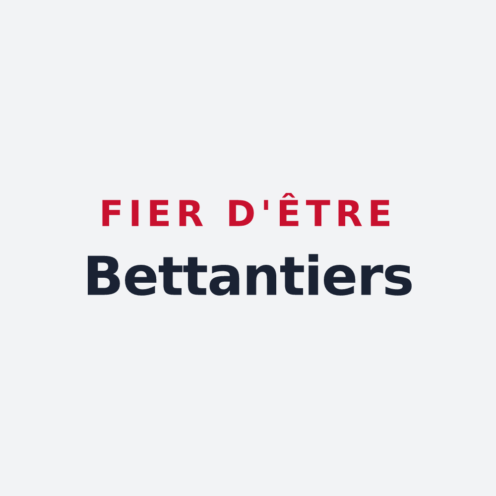 Poster « Fier d'être Bettantiers » — design pour Bettant