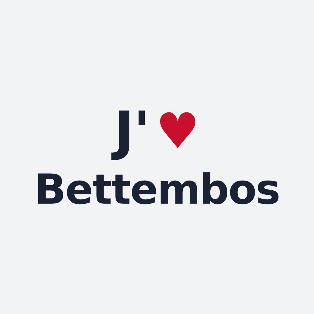 Poster personnalisé Bettembos — design J'aime Bettembos