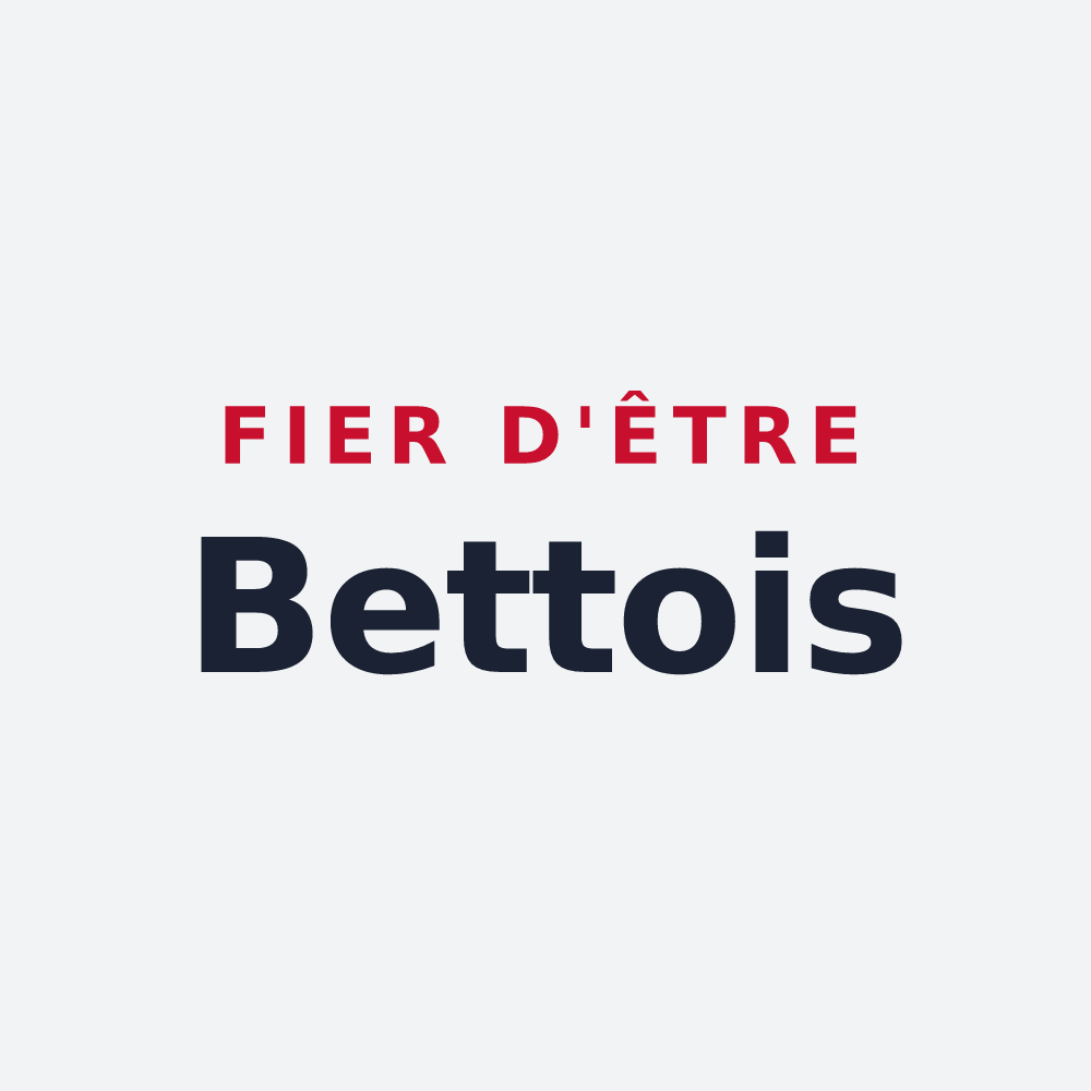 Poster « Fier d'être Bettois » — design pour Bettes