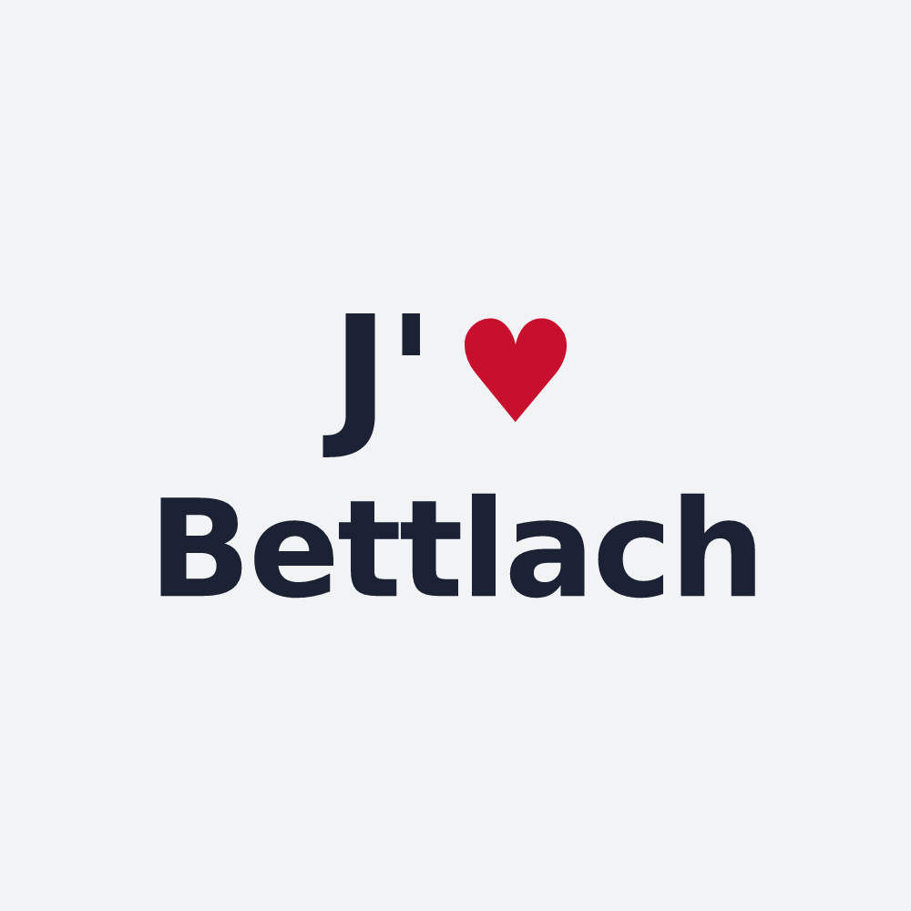 Poster personnalisé Bettlach — design J'aime Bettlach