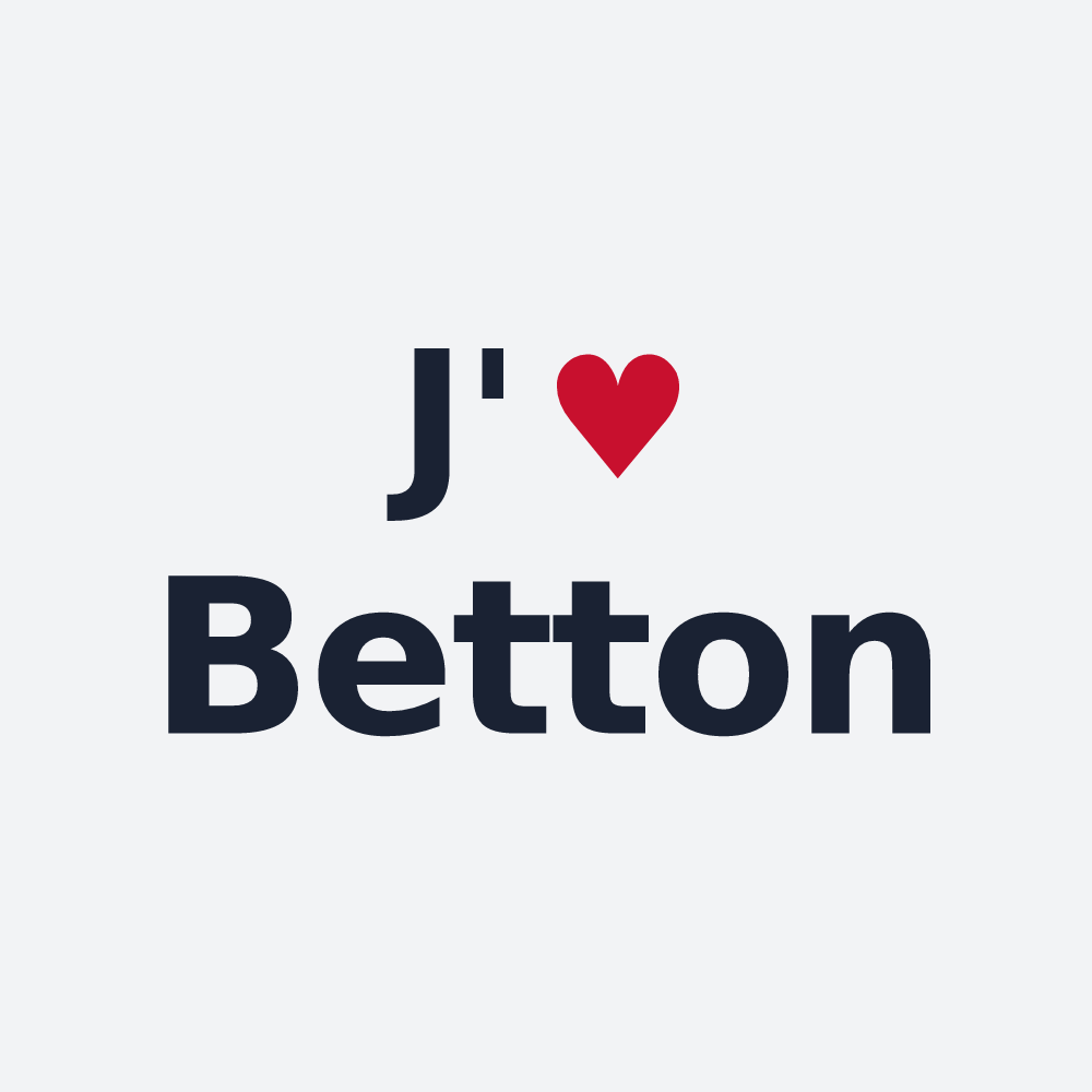 Poster personnalisé Betton — design J'aime Betton