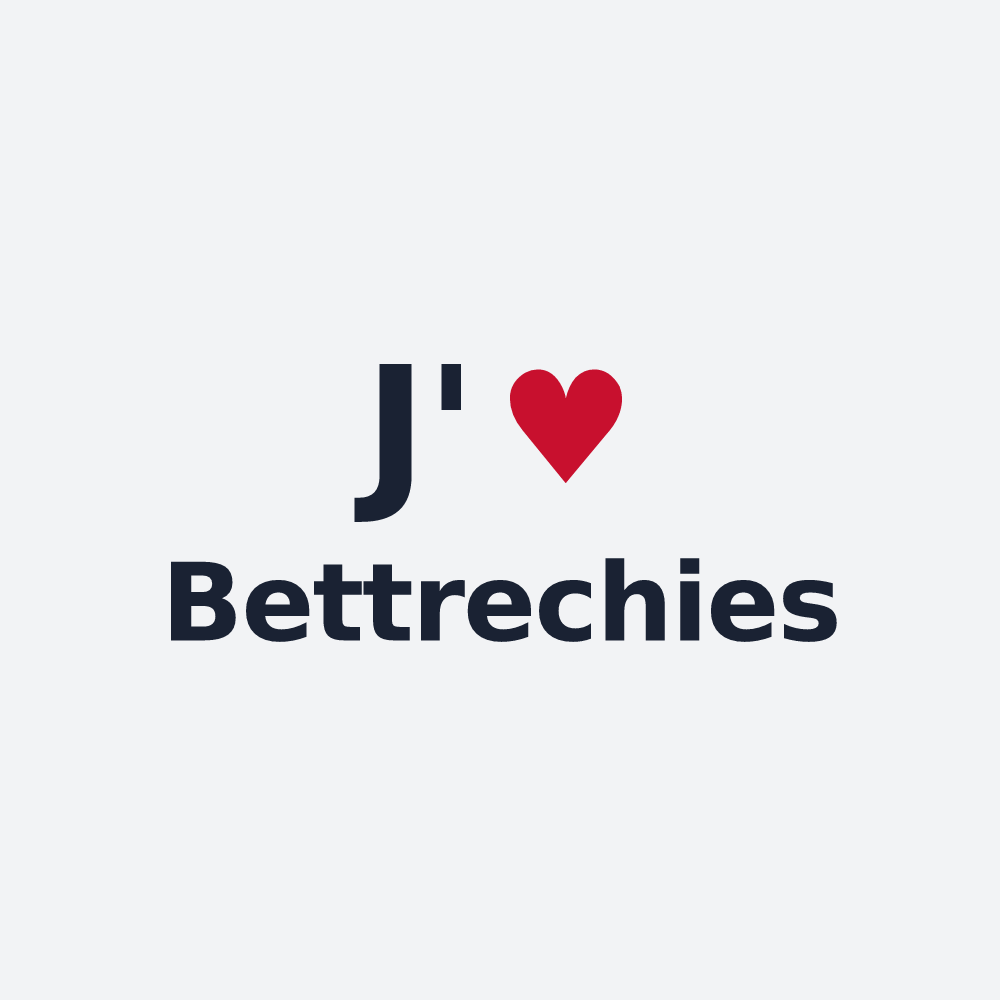 Poster personnalisé Bettrechies — design J'aime Bettrechies
