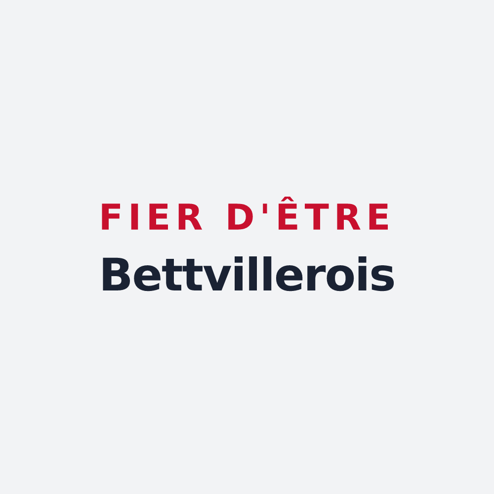 Poster « Fier d'être Bettvillerois » — design pour Bettviller