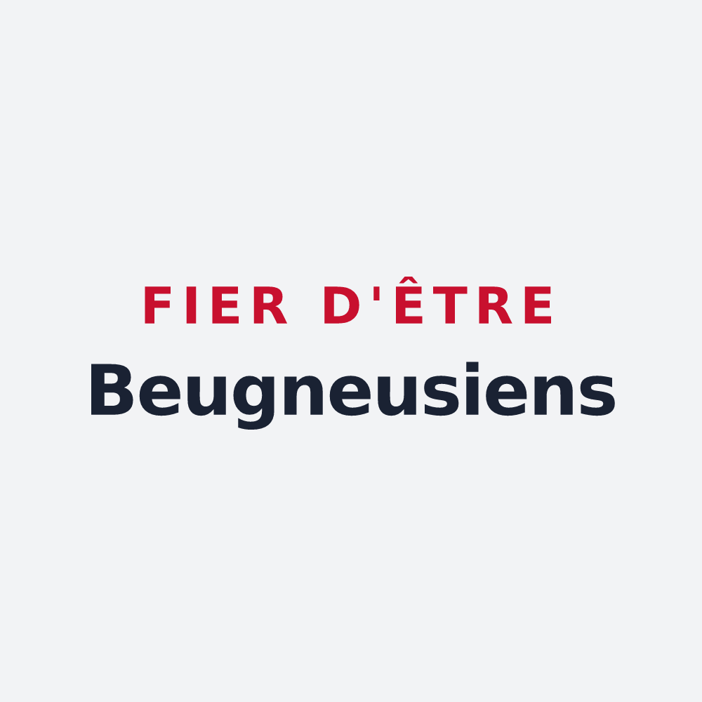 Poster « Fier d'être Beugneusiens » — design pour Beugneux