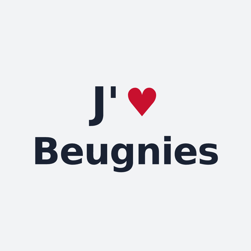 Poster personnalisé Beugnies — design J'aime Beugnies
