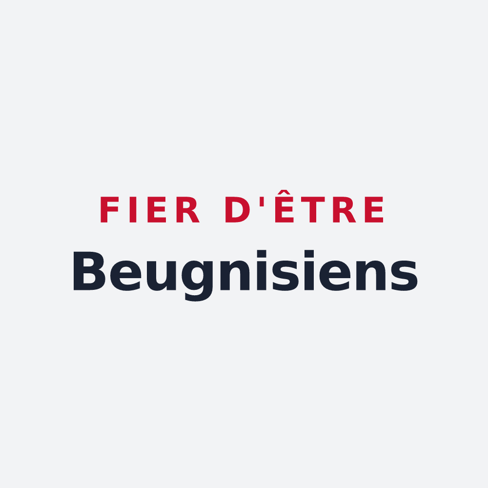 Poster « Fier d'être Beugnisiens » — design pour Beugnies