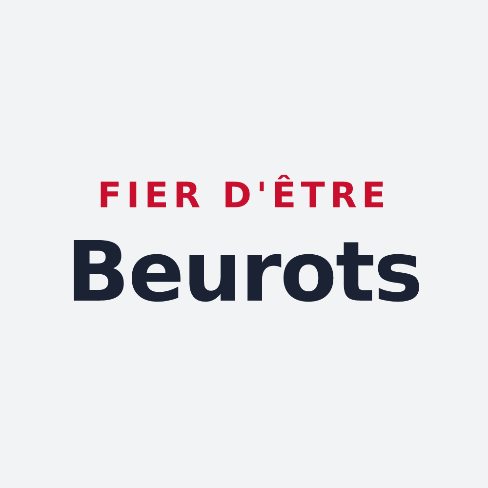 Poster « Fier d'être Beurots » — design pour Beure