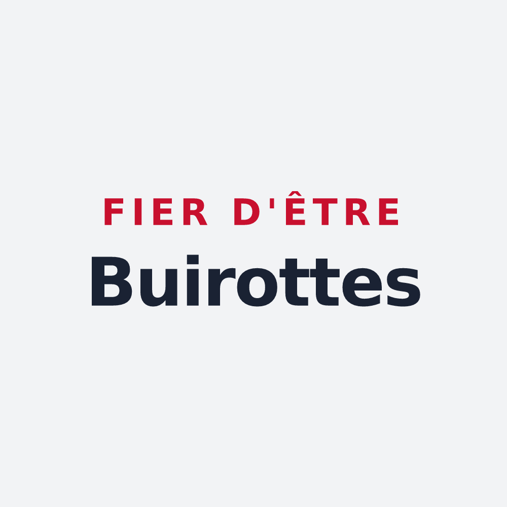 Poster « Fier d'être Buirottes » — design pour Beurey-sur-Saulx