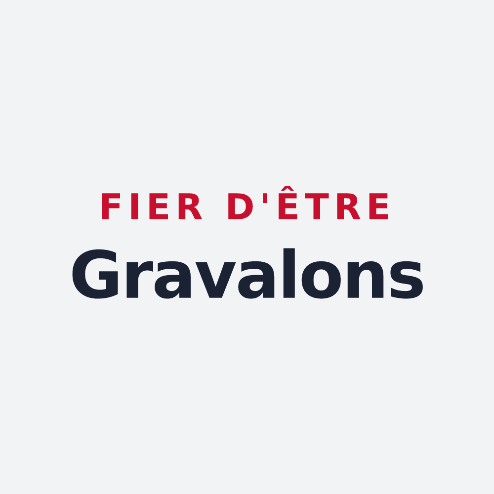 Poster « Fier d'être Gravalons » — design pour Beutal