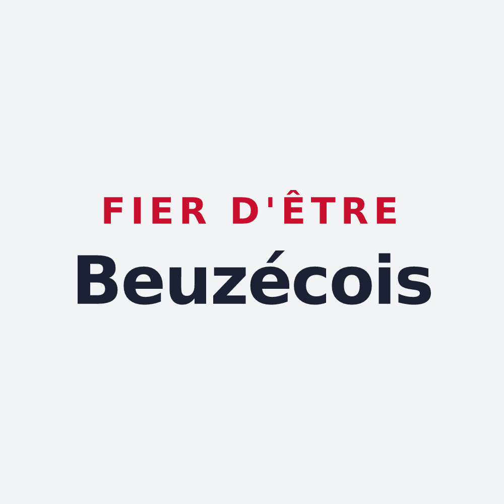 Poster « Fier d'être Beuzécois » — design pour Beuzec-Cap-Sizun