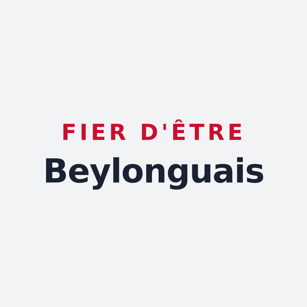 Poster « Fier d'être Beylonguais » — design pour Beylongue
