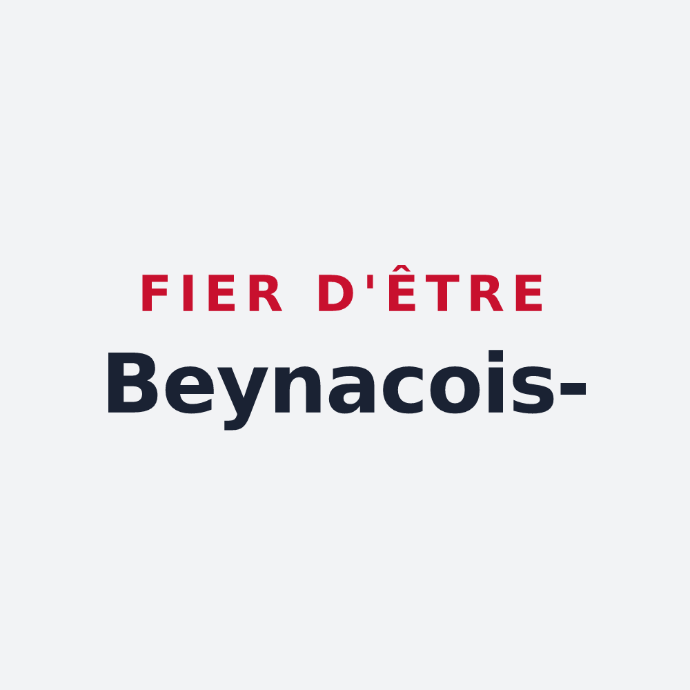 Poster « Fier d'être Beynacois- » — design pour Beynac-et-Cazenac