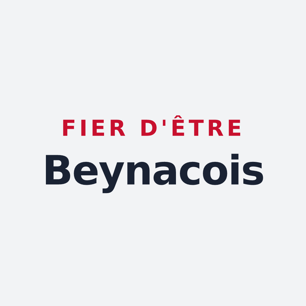 Poster « Fier d'être Beynacois » — design pour Beynac