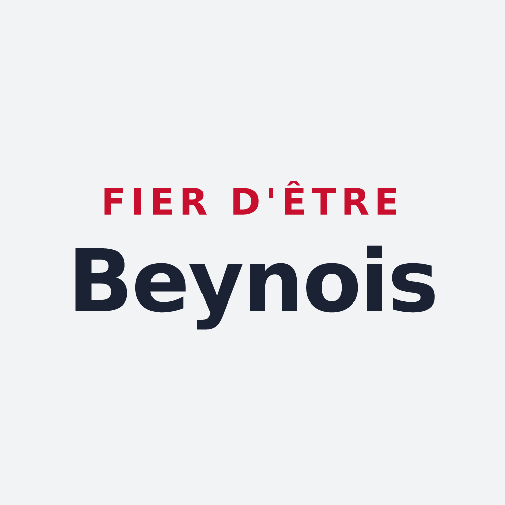 Poster « Fier d'être Beynois » — design pour Beynes