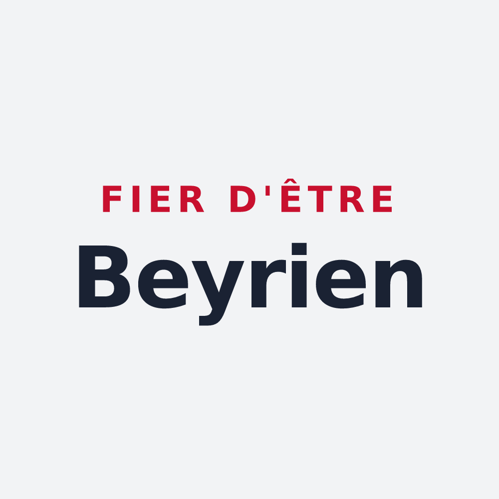 Poster « Fier d'être Beyrien » — design pour Beyrie-en-Béarn