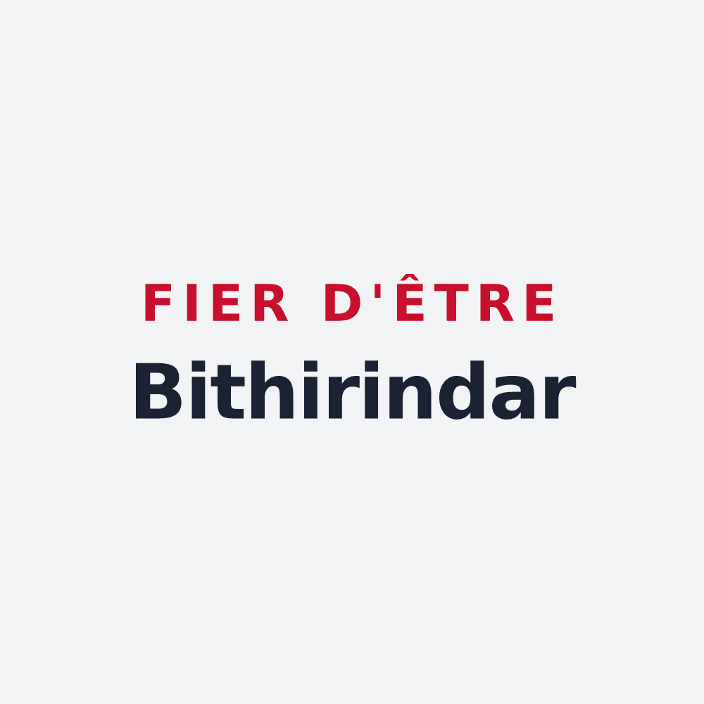 Poster « Fier d'être Bithirindar » — design pour Beyrie-sur-Joyeuse