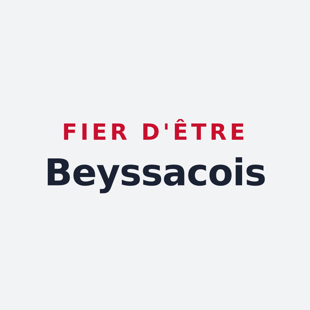 Poster « Fier d'être Beyssacois » — design pour Beyssac