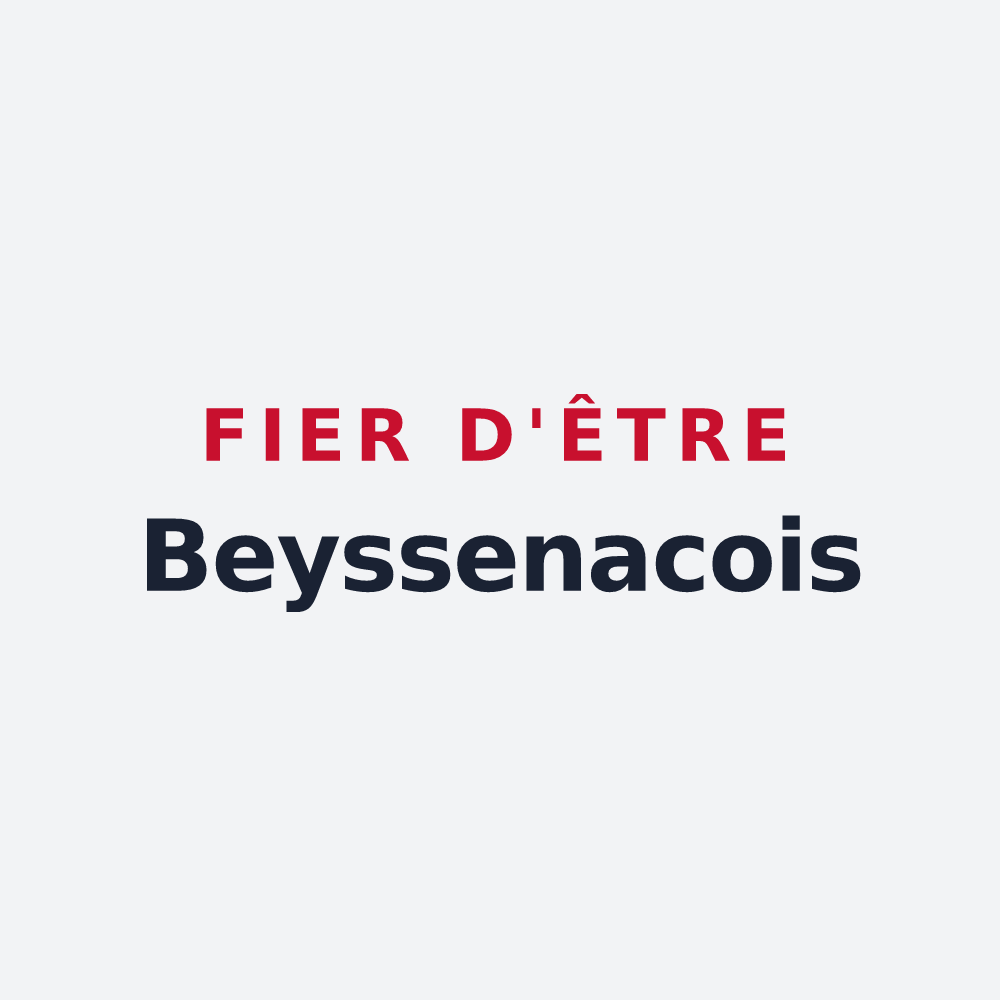 Poster « Fier d'être Beyssenacois » — design pour Beyssenac