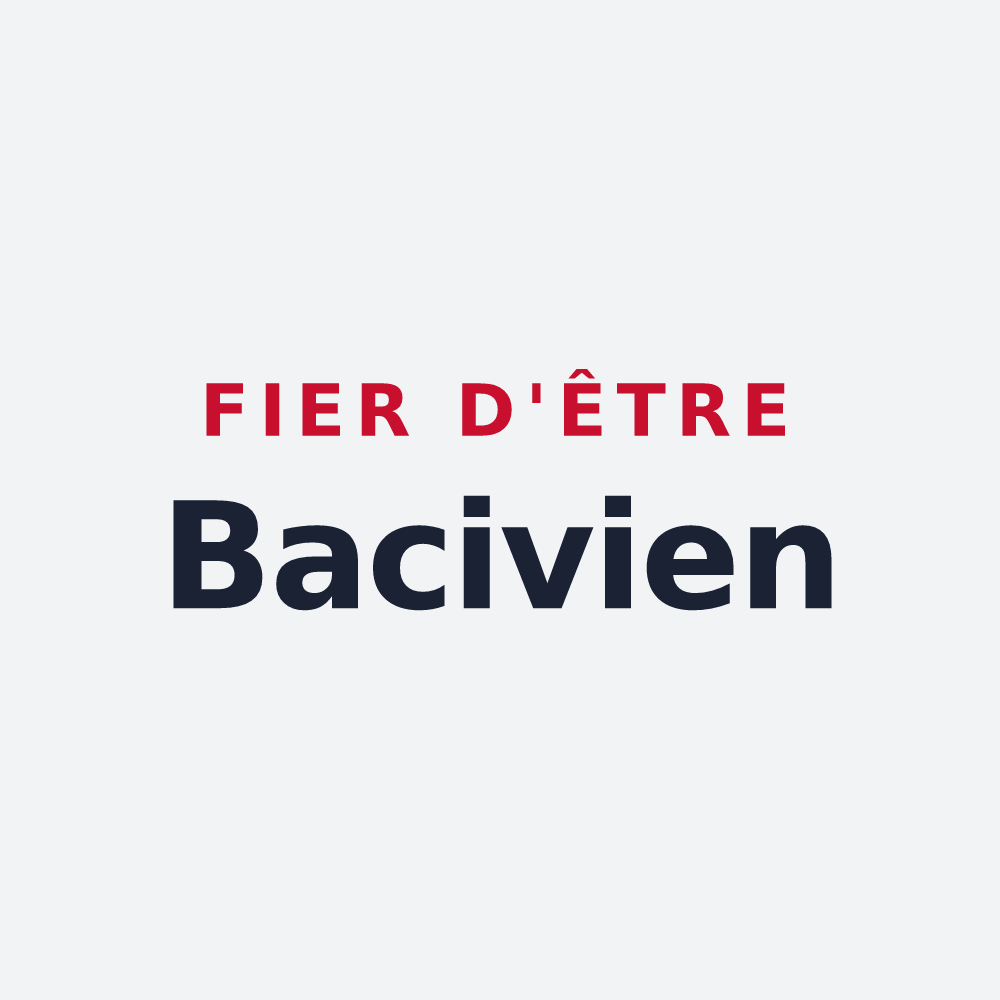 Poster « Fier d'être Bacivien » — design pour Bézu-la-Forêt