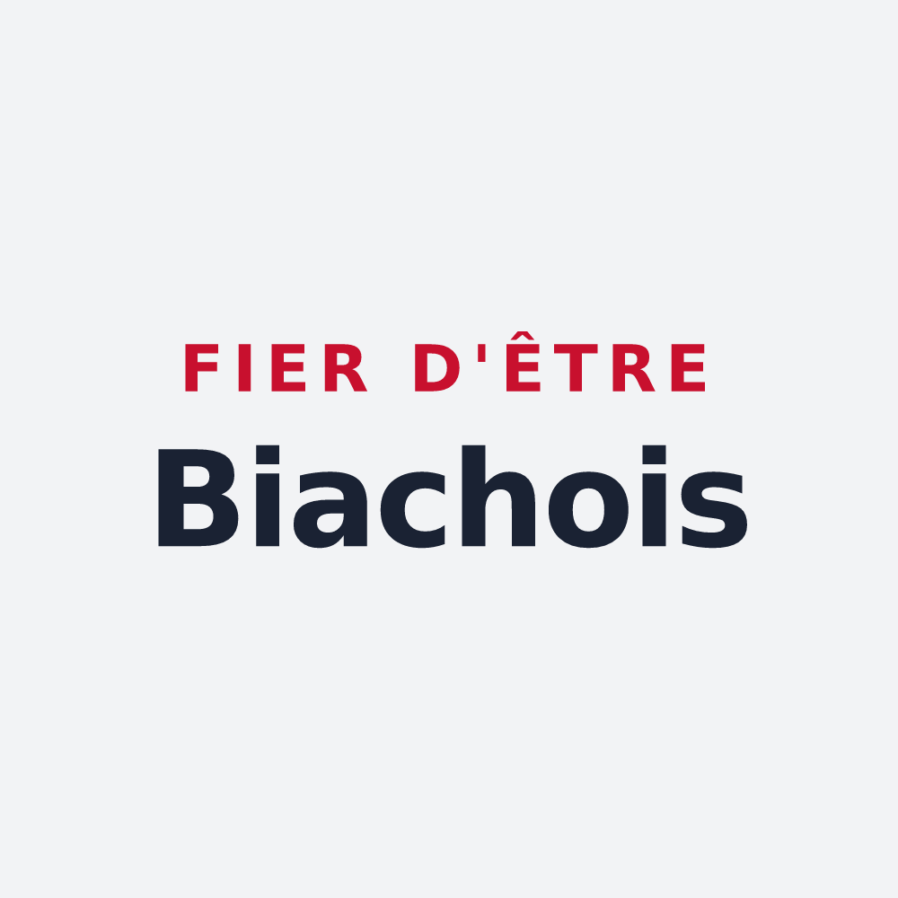 Poster « Fier d'être Biachois » — design pour Biaches