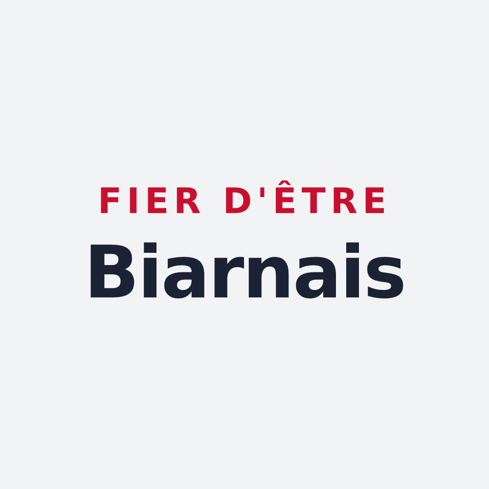 Poster « Fier d'être Biarnais » — design pour Biarne