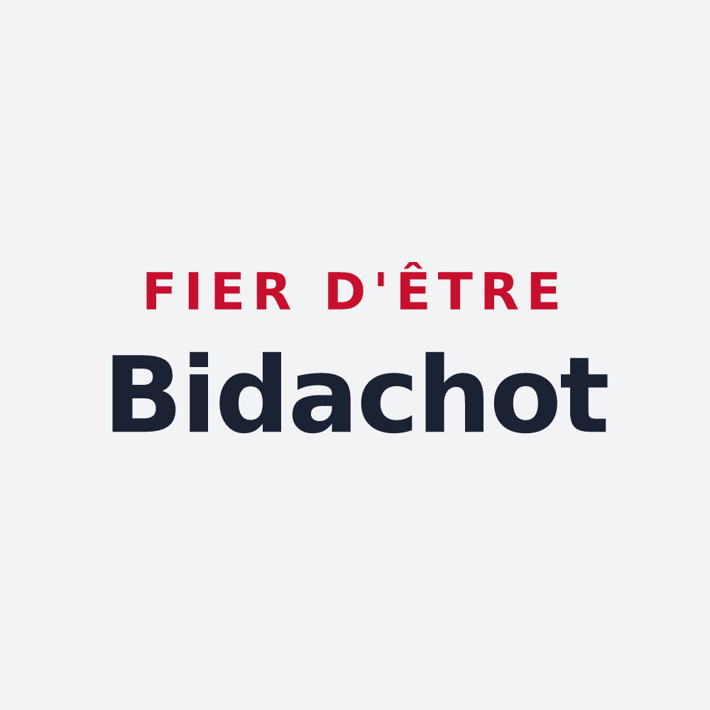 Poster « Fier d'être Bidachot » — design pour Bidache