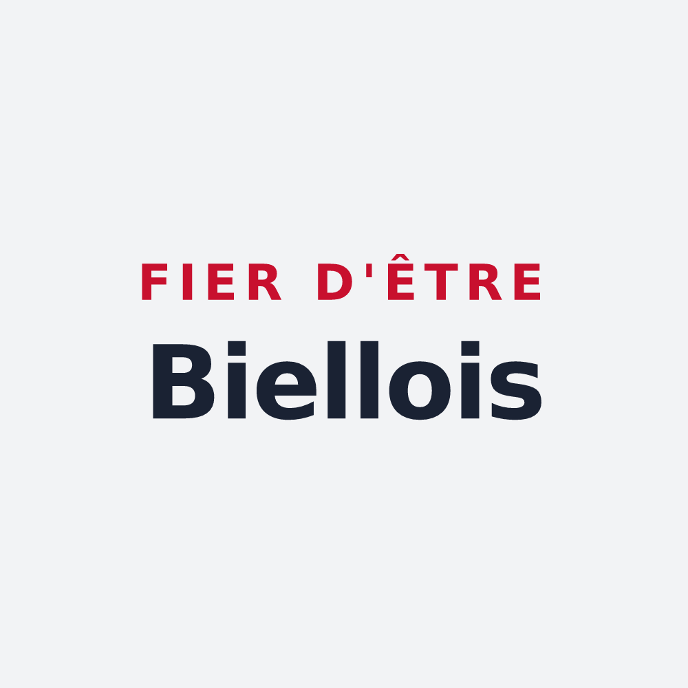 Poster « Fier d'être Biellois » — design pour Bielle