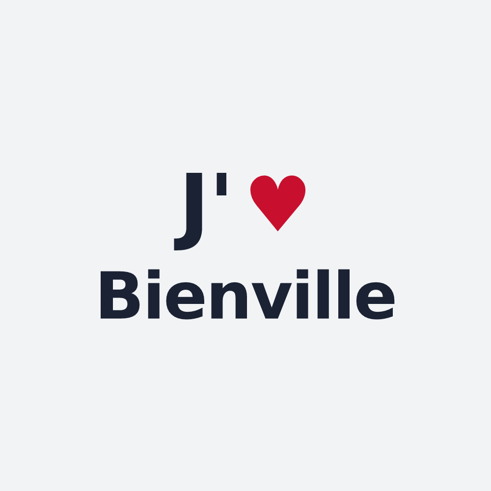 Poster personnalisé Bienville — design J'aime Bienville