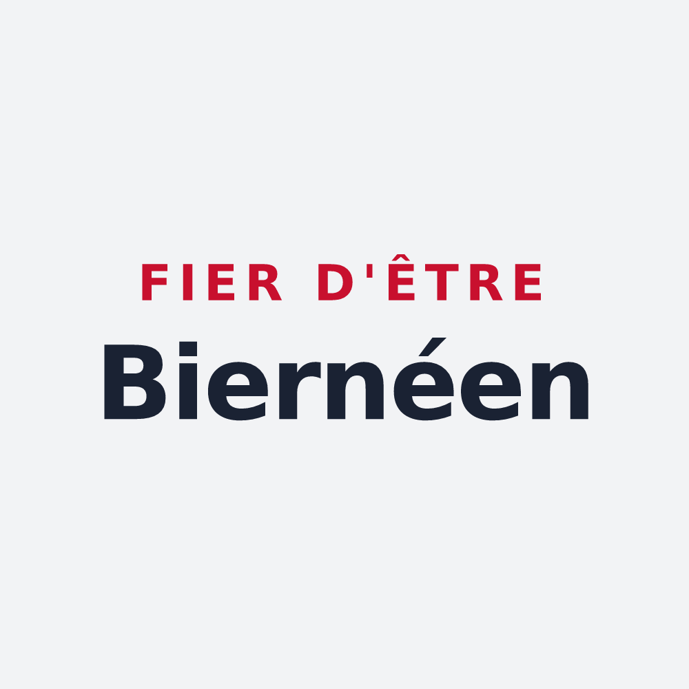 Poster « Fier d'être Biernéen » — design pour Bierné-les-Villages