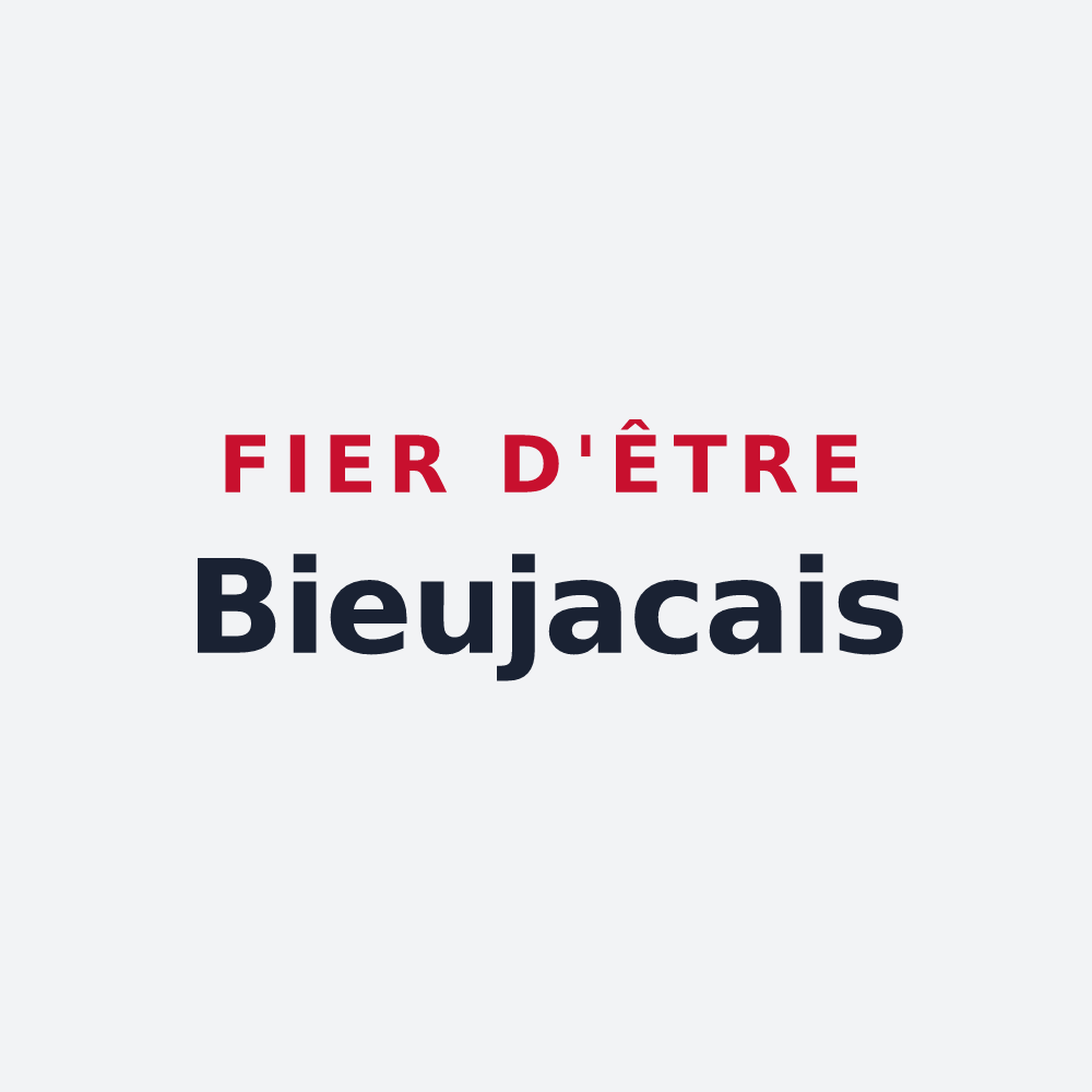 Poster « Fier d'être Bieujacais » — design pour Bieujac