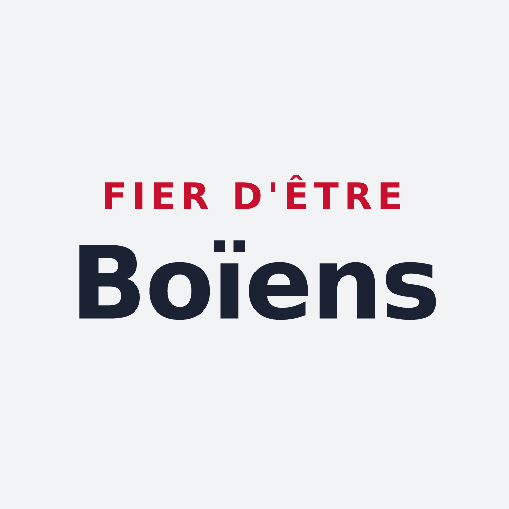 Poster « Fier d'être Boïens » — design pour Biganos