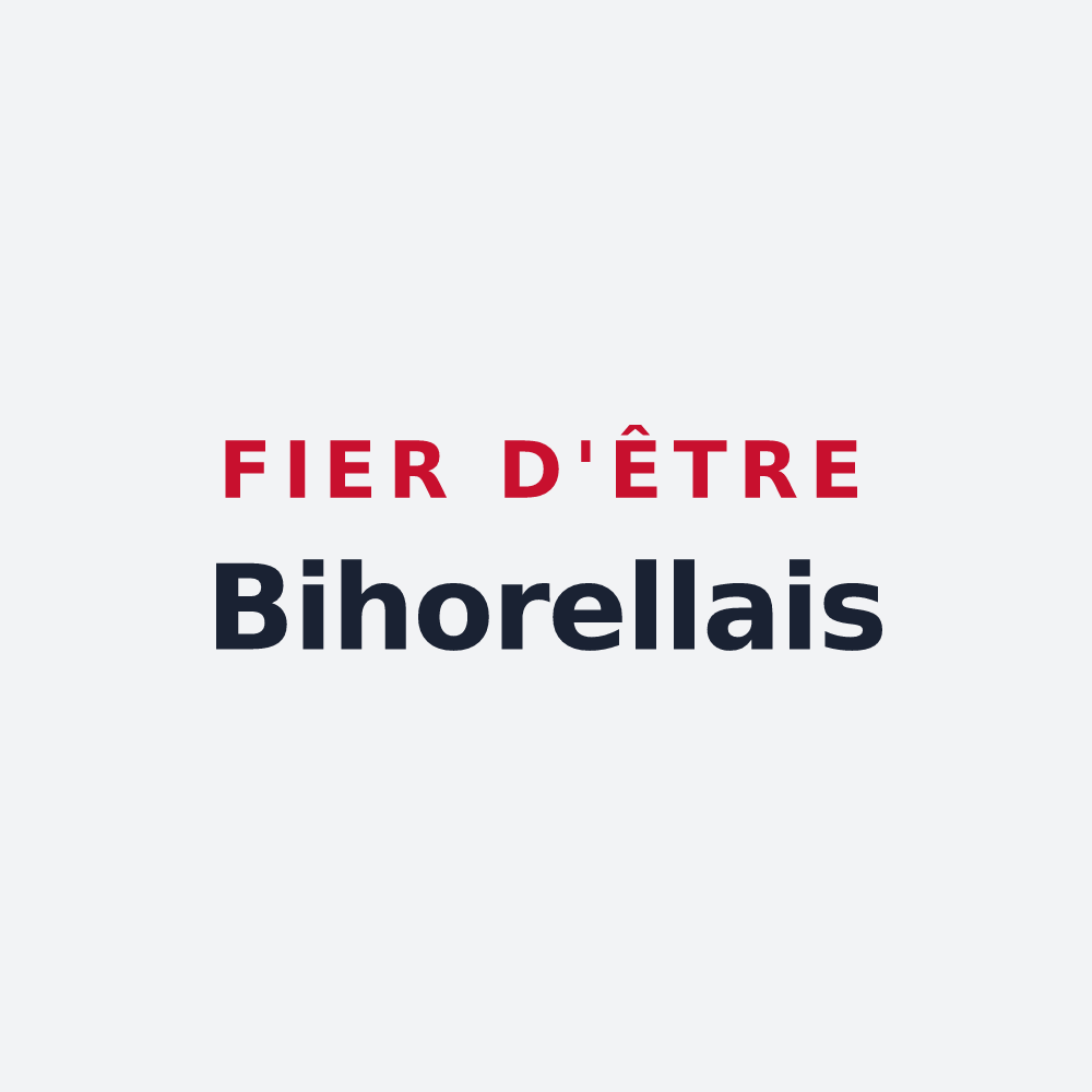 Poster « Fier d'être Bihorellais » — design pour Bihorel